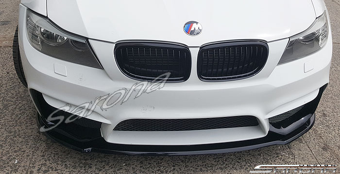 Custom BMW 3 Series  Sedan Front Bumper (2009 - 2011) - $650.00 (Part #BM-077-FB)